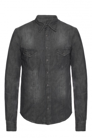 Denim shirt with snap buttons, zdjęcie 1 Denim shirt with snap buttons od Philipp Plein